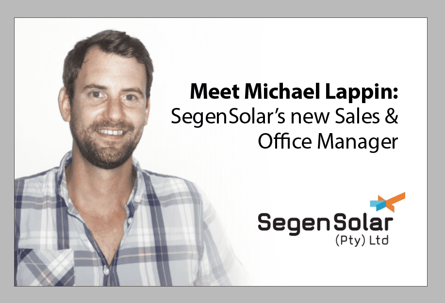Meet SegenSolar’s newest team member  