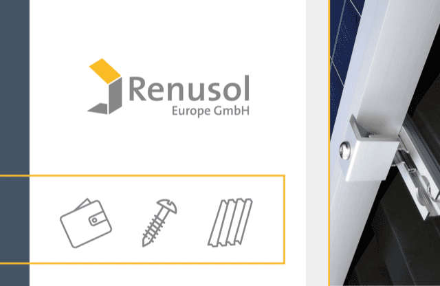 Precision engineering: Renusol MetaSole+ for PV mounting